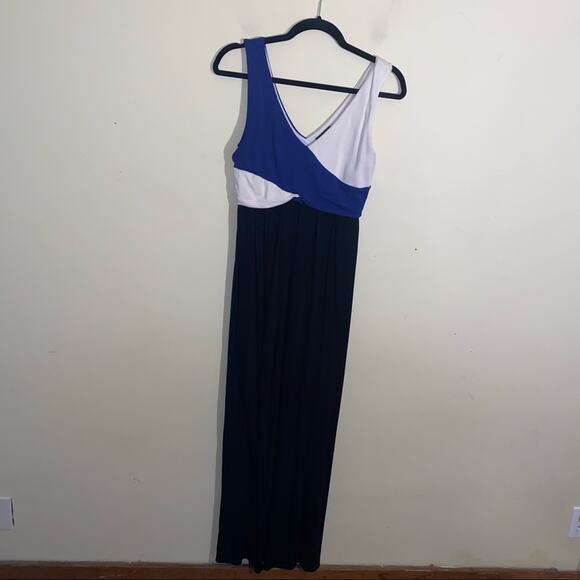 ANTHRO MAEVE color block maxi dress S - Picture 2 of 6